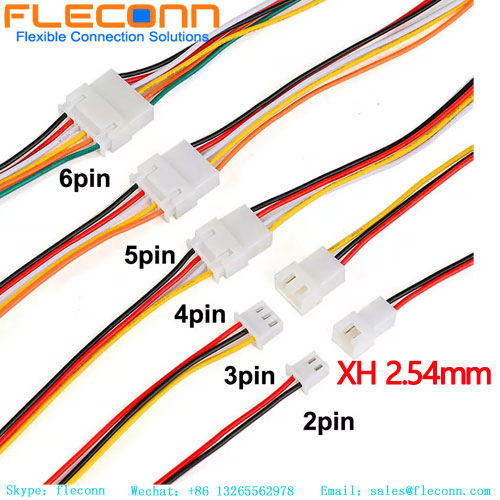 Jst Xh Serie Xhp-4 Paso de 2,5 mm 2 3 4 5 6 7 Arnés de cables del conector de 8 pines