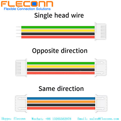 Jst Xh Serie Xhp-4 Paso de 2,5 mm 2 3 4 5 6 7 Arnés de cables del conector de 8 pines