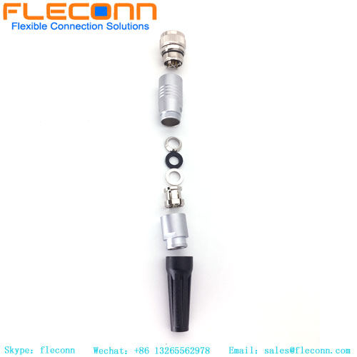 Conector de sensor metálico circular M12