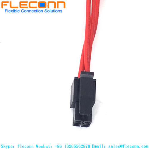 Cable 794617-4 del mazo de cables del conector de 4 pines de paso de 3,0 mm TE