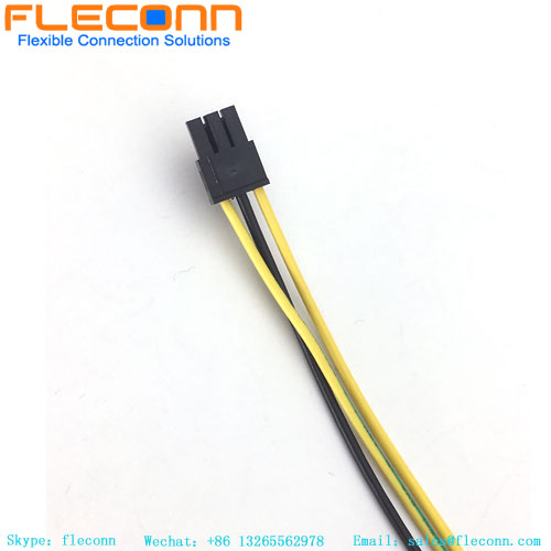 El cable del conector del arnés de cables 3pin del Micro-Fit 3.0 de Molex modifica para requisitos particulares