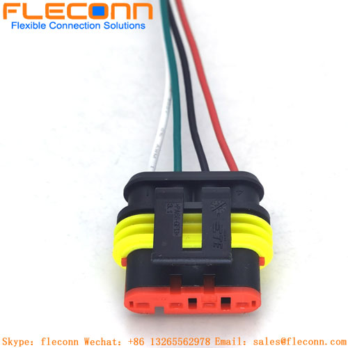 Carcasa TE AMP Superseal de 1,5 mm para mazo de cables de terminales hembra