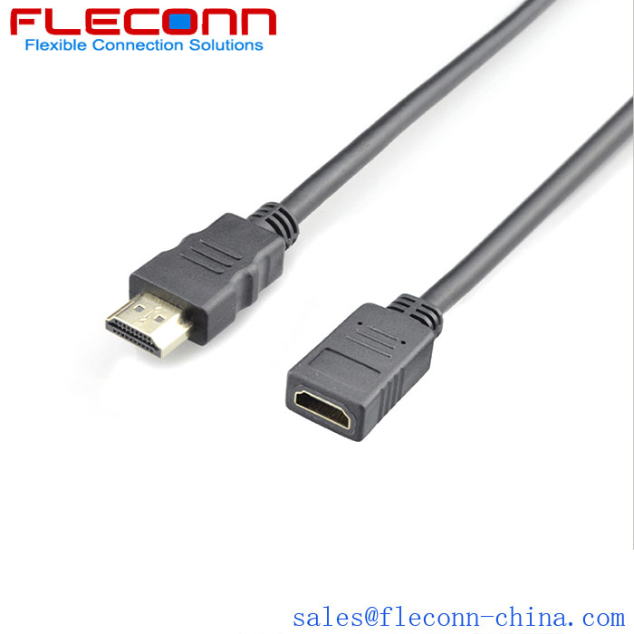 Cable de extensión de oído HDMI macho a hembra