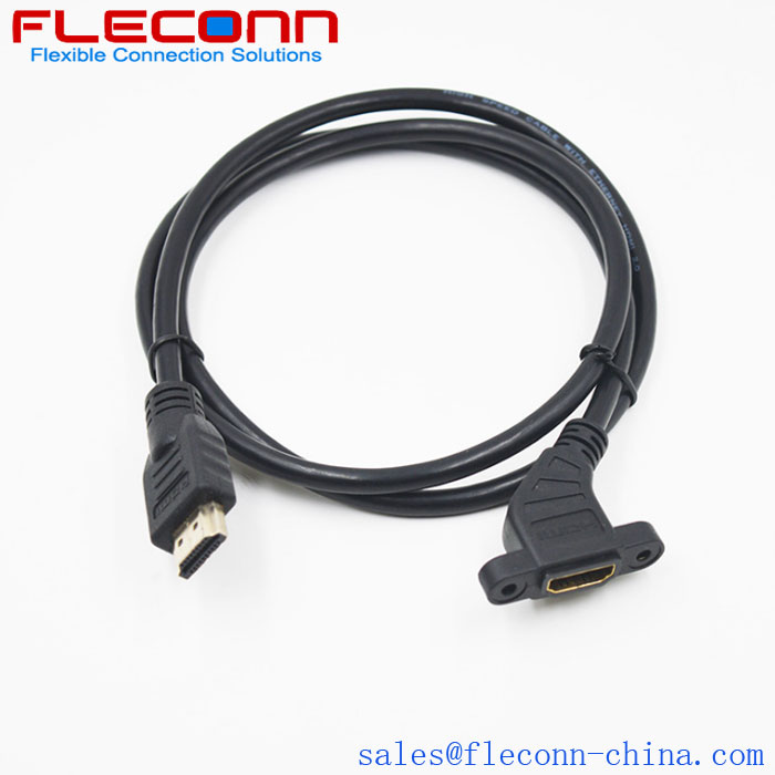 Cable de extensión de oído HDMI macho a hembra