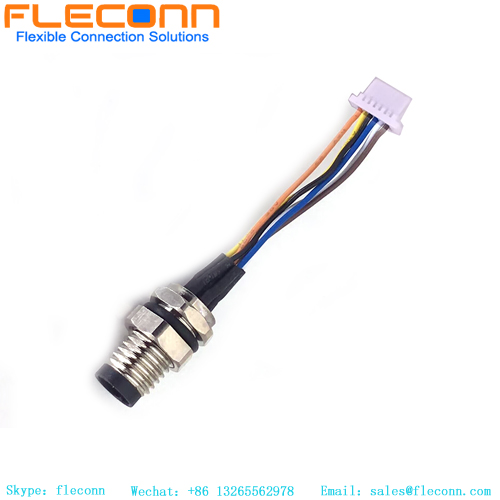 Arnés de cables del conector de montaje trasero M8 personalizado