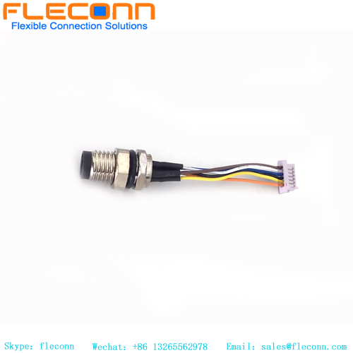 Arnés de cables del conector de montaje trasero M8 personalizado