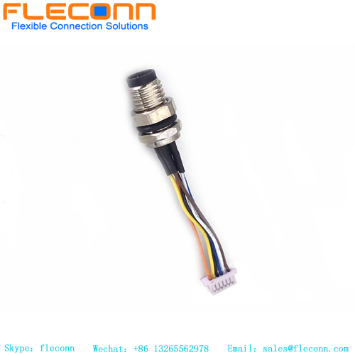 Arnés de cables del conector de montaje trasero M8 personalizado