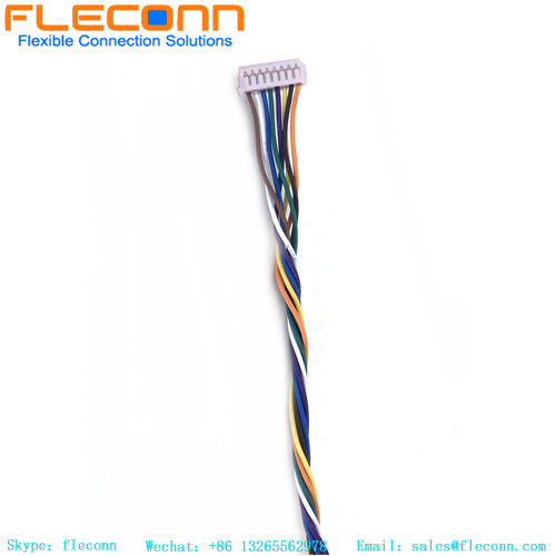 Conector de montaje trasero de 8 pines M12 con arnés de cables Molex 510210800
