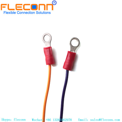Terminales de anillo Terminales de anillo de engarzado con aislamiento de PVC Cable