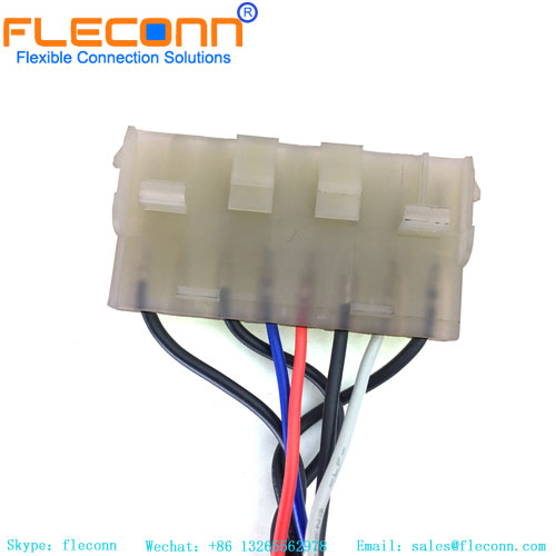 Arnés de cables del conector TE MATE-N-LOK serie 926308-1 de 8 pines