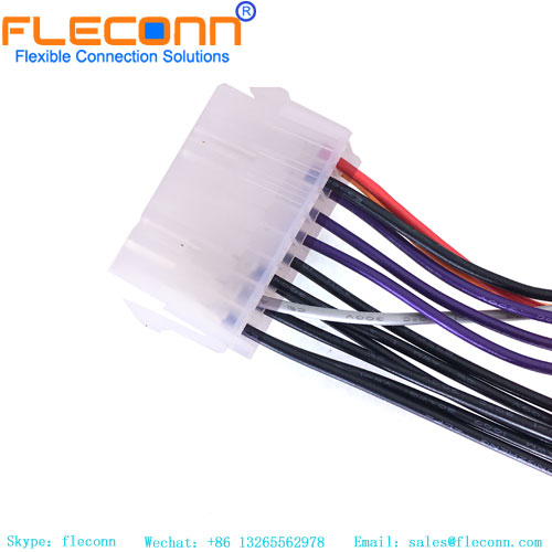 Arnés de cables de encargo del conector pin de la hembra 16 de Molex 4.2m m