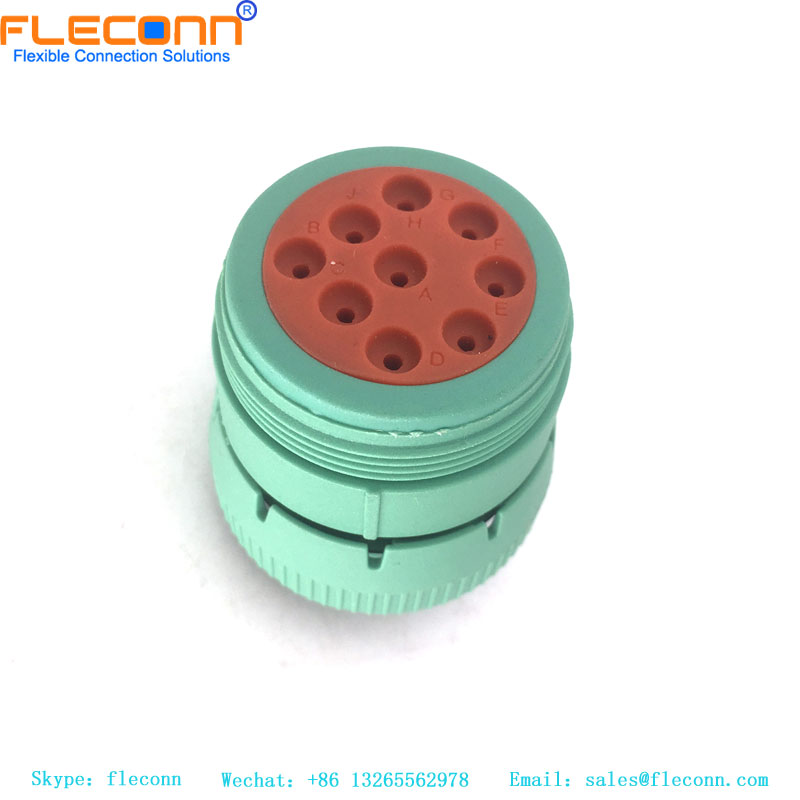 HD16-9-1939S-P080 TE Connectivity AMP Deutsch Conector hembra macho redondo de 9 pines