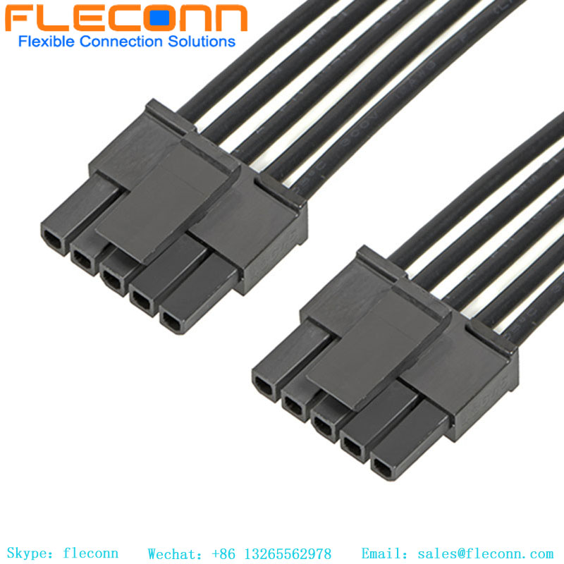 Conjunto de cables Molex Arnés de cables sobremoldeado Micro-Fit personalizado 43025-0500