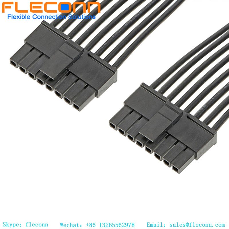 Conjunto de cables Molex Arnés de cables sobremoldeado Micro-Fit personalizado 43025-0500