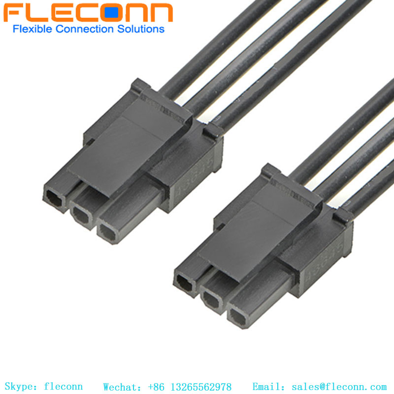 Conjunto de cables Molex Arnés de cables sobremoldeado Micro-Fit personalizado 43025-0500