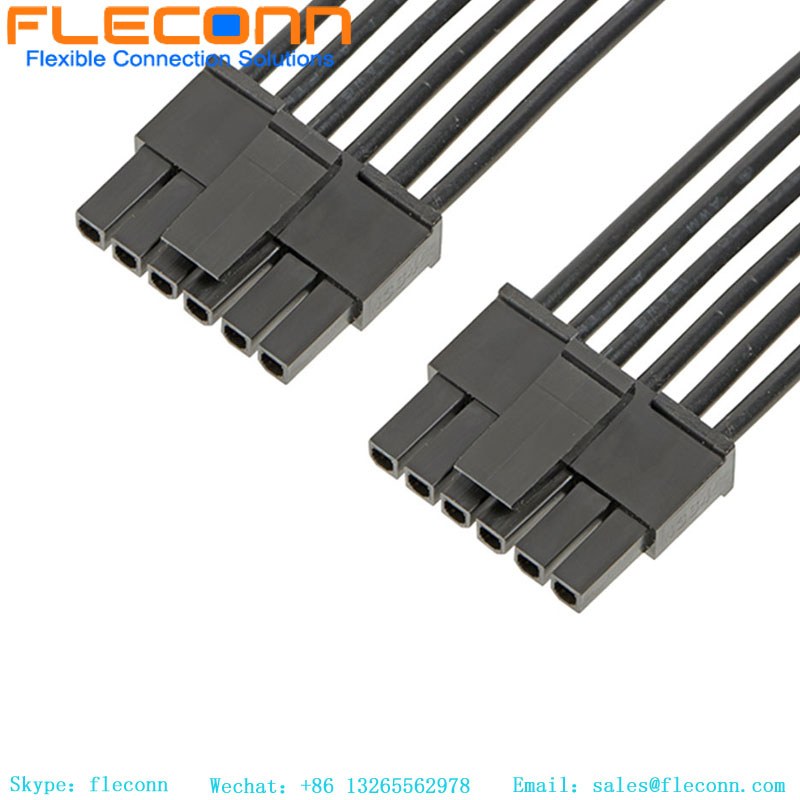 Conjunto de cables Molex Arnés de cables sobremoldeado Micro-Fit personalizado 43025-0500