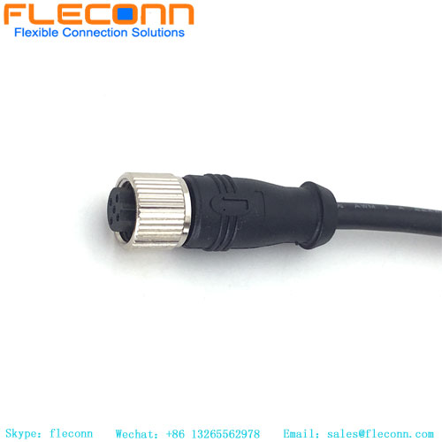 M12 5Pin B-Coded Female Connector Cable