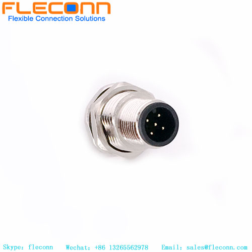 M12 5 Pin Panel Mount Connector