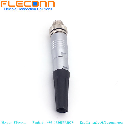 Conector ensamblado macho M12 con codificación X de 8 pines