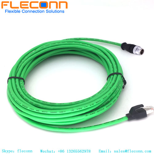 Cable Ethernet M12 a RJ45