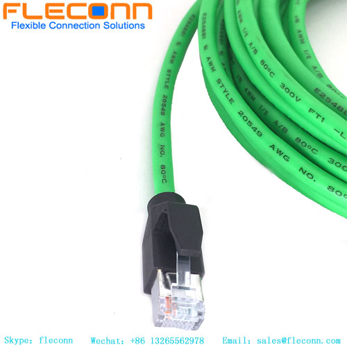Cable Ethernet M12 a RJ45