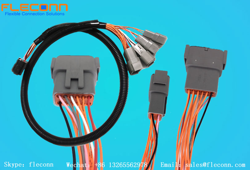 FLECONN can custom Molex Micro-Fit 3.0 made  overmolded cable assemblies available in various circuits and cable lengths.