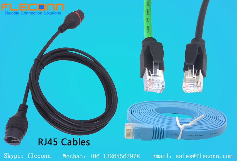 FLECONN can provide IP66 waterproof M12-X 8 Pin Panel Mount Connector to rj45 cable for power and signal transmission connections.