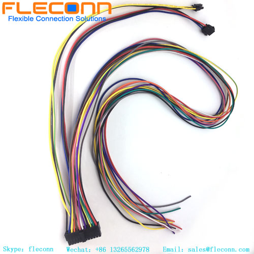 Arnés de cables del conjunto de cables Molex Micro-Fit 3.0 de 24 pines