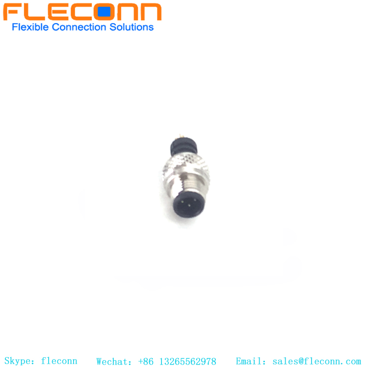 Conector de cable moldeado macho y hembra M5 de 4 pines