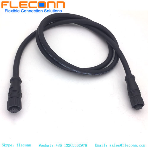 Cable de sensor M12 de 8 posiciones