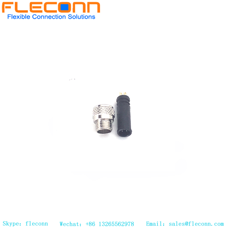 Conector de cable hembra M5 de 3 pines