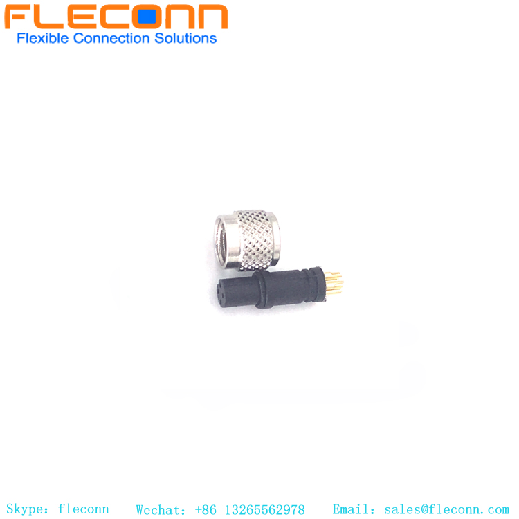 Conector de cable moldeado macho y hembra M5 de 4 pines