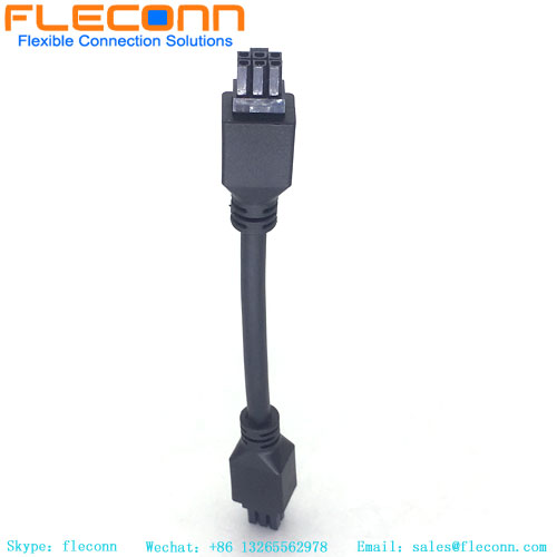 Arnés de cables sobremoldeado de 6 posiciones de cable Molex Micro Fit 3.0
