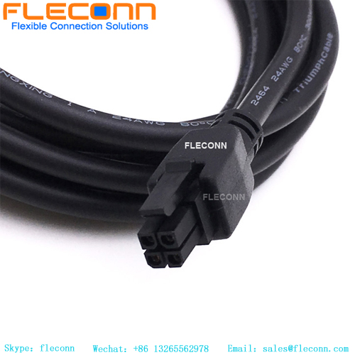 Cable Molex Micro-fit 3.0, cable de conector de alimentación sobremoldeado de 4 pines 2451320430