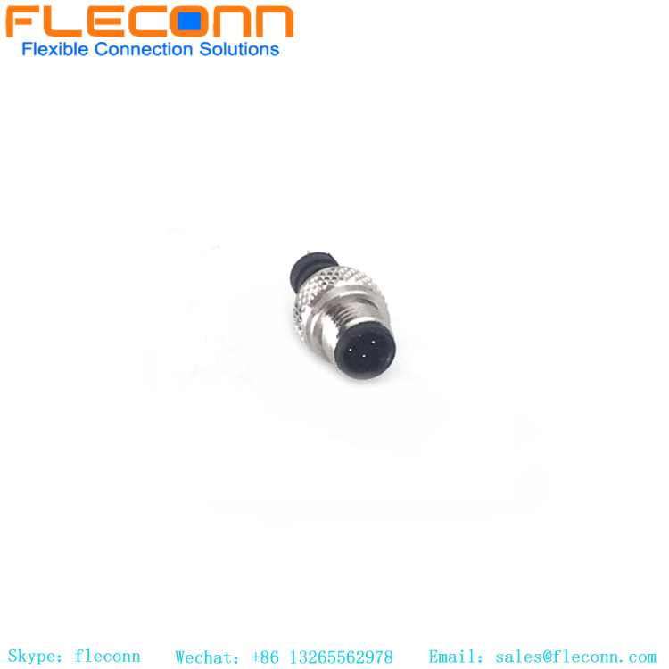M5 4-Pole Molding Cable Connector