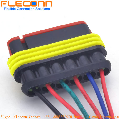 Arnés de cables de conectores impermeables AMP Superseal IP67 282090-1