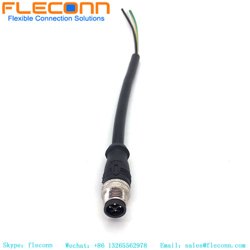 M12 S-coded Power Cable