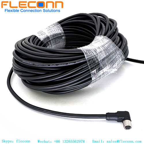 Cable hembra M8 de 6 pines