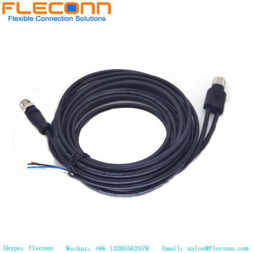 M12 8 Pin Y-Type Waterproof Cable
