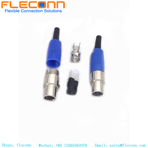 Conector Mini XLR de 3 pines