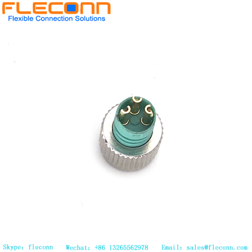 Conector de cable moldeado hembra M8 de 3 pines