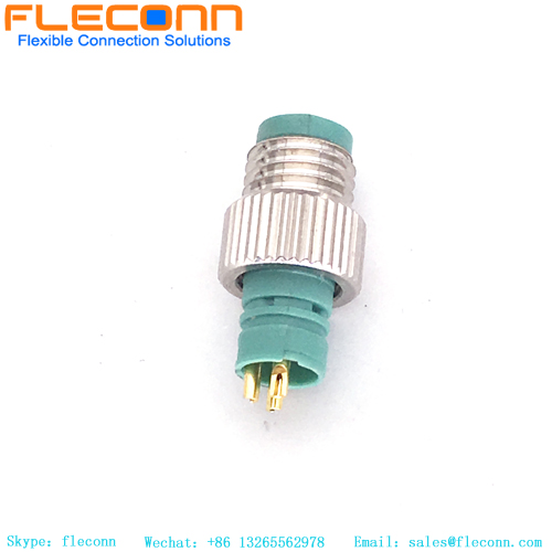 Conector de cable moldeado macho M8 de 3 pines