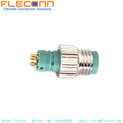 Conector de moldura de código B M8 macho de 5 pines