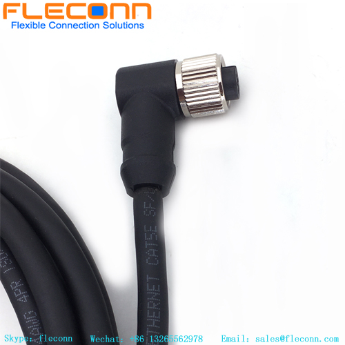 M12 5 Pin Male To Female Cable