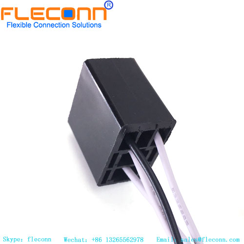 Arnés de cables automotriz del conector de 5 pines del zócalo 1-1904145-6 de la retransmisión de TE