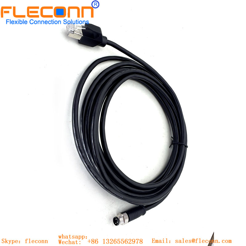 Cable blindado M8 de 5 pines