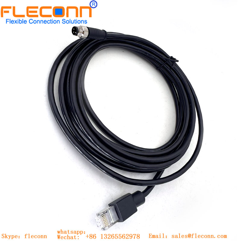 Cable blindado M8 de 5 pines