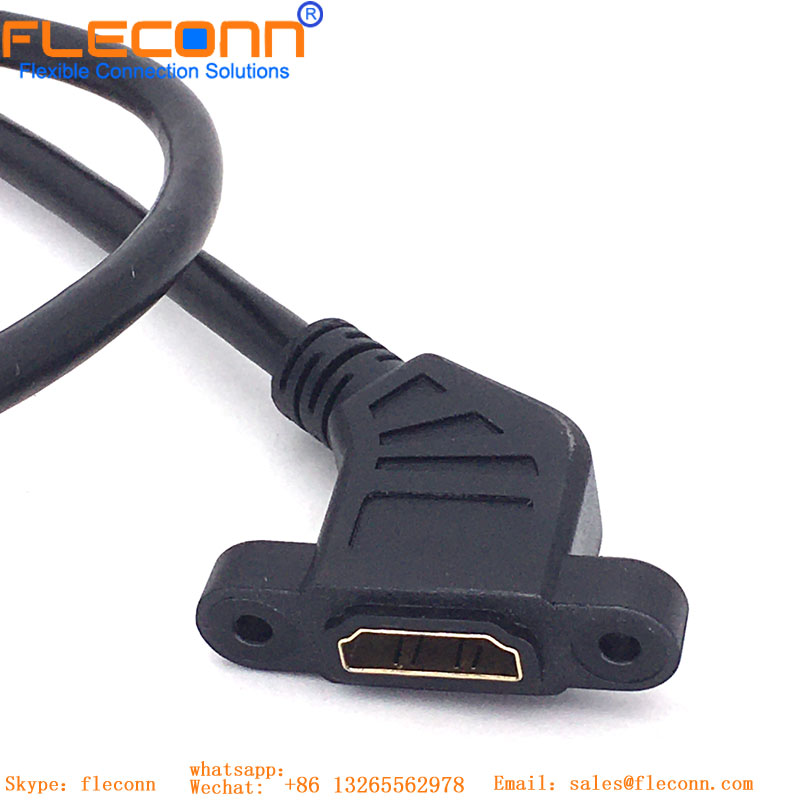 Cable HDMI versión 1.4 Cable giratorio 3D con codo HD de 180 grados