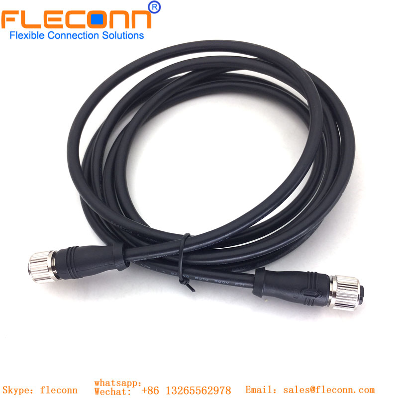 Cable macho M12 de 8 pines